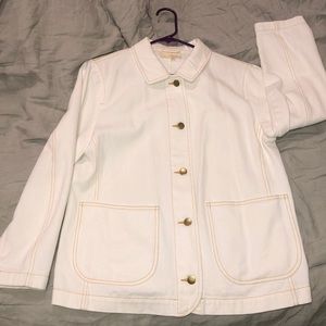 The Korner white denim jacket